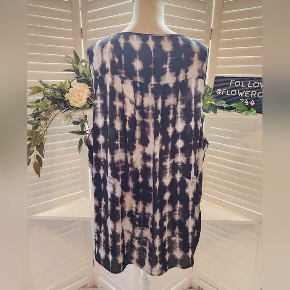 TORRID BLACK TIE DYE SUMMER TANK SIZE 4X - Picture 2 of 5